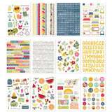 Scrapbooking  Simple Stories Sticker Book 12/Sheets Summer Lovin', 699/Pkg stickers