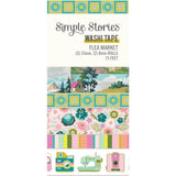 Scrapbooking  Simple Stories Flea Market Washi Tape 5/Pkg washi