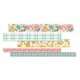 Scrapbooking  Simple Stories Wildflower Washi Tape 5/Pkg washi