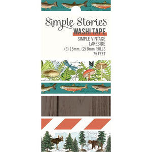 Scrapbooking  Simple Vintage Lakeside Washi Tape Pack Washi