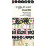 Scrapbooking  Simple Vintage Life In Bloom Washi Tape 5/Pkg washi