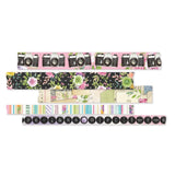 Scrapbooking  Simple Vintage Life In Bloom Washi Tape 5/Pkg washi
