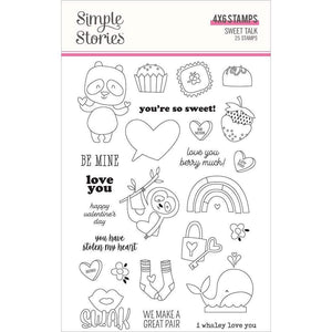 Scrapbooking  Sweet Talk Photopolymer Clear Stamps Washi