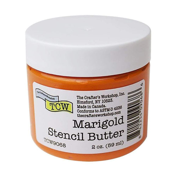 Scrapbooking  The Crafters Workshop Stencil Butter 2oz - Marigold Mixed Media