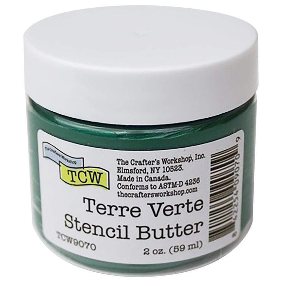 Scrapbooking  The Crafters Workshop Stencil Butter 2oz - Terre Verte Mixed Media