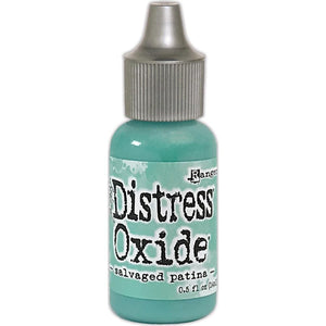 Scrapbooking  Tim Holtz Distress Oxides Reinker Salvaged Patina INK