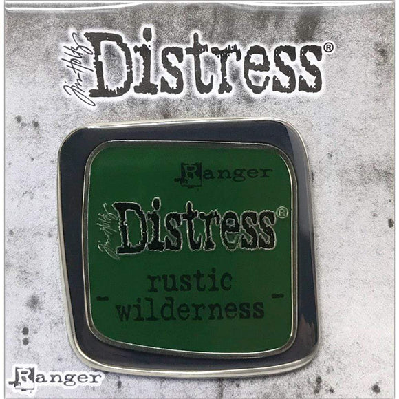 Scrapbooking  Tim Holtz Distress Enamel Collector Pin Rustic Wilderness embossing