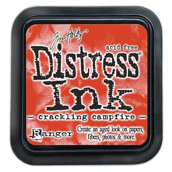 Scrapbooking  Tim Holtz Distress Ink Pad Crackling Campfire Paper Collections 12x12