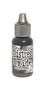 Scrapbooking  Tim Holtz - Distress Oxide Reinker - Black Soot Paper Collections 12x12