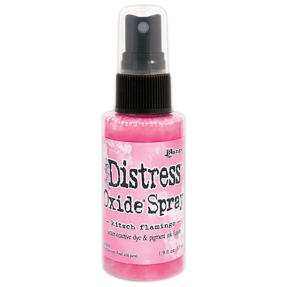 Scrapbooking  Tim Holtz Distress Oxide Spray 1.9fl oz Kitsch Flamingo INK
