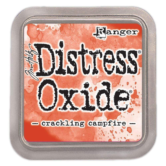 Scrapbooking  Tim Holtz Distress Oxides Ink Pad Crackling Campfire Paper Collections 12x12