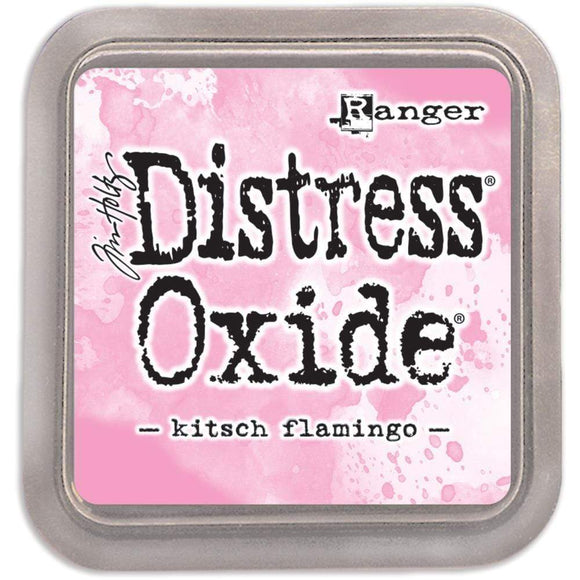 Scrapbooking  Tim Holtz Distress Oxides Ink Pad Kitsch Flamingo INK