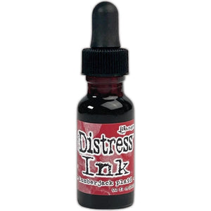 Scrapbooking  Tim Holtz Distress Pad Reinker Lumberjack Plaid INK