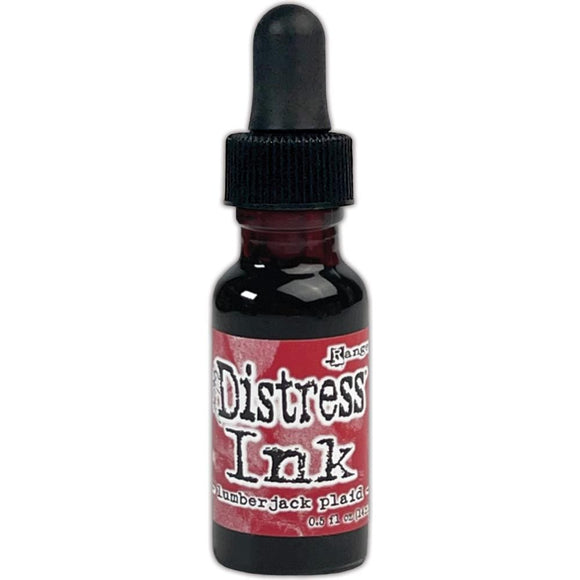 Scrapbooking  Tim Holtz Distress Pad Reinker Lumberjack Plaid INK