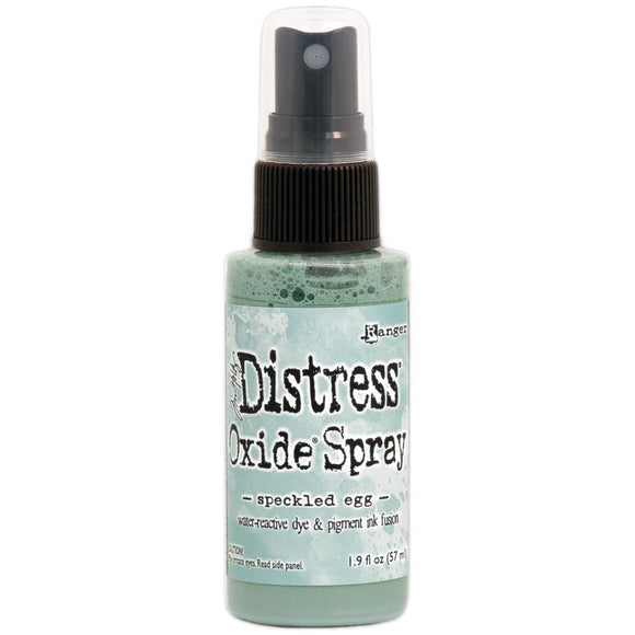 Scrapbooking  Tim Holtz Distress Oxide Spray 1.9fl oz Speckled Egg Paper Collections 12x12