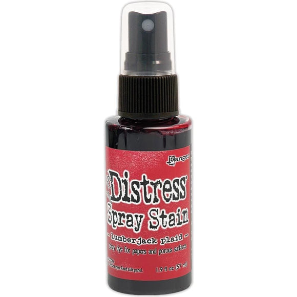 Scrapbooking  Tim Holtz Distress Spray Stain 1.9oz Lumberjack Plaid Mists and Sprays