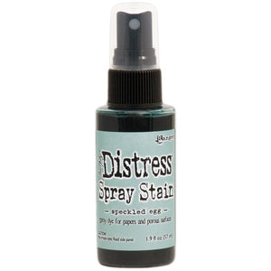 Scrapbooking  Tim Holtz Distress Spray Stain 1.9oz Speckled Egg Paper Collections 12x12