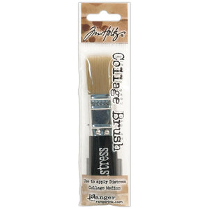 Scrapbooking  Tim Holtz Distress Collage Brush 3/4" Paper Collections 12x12