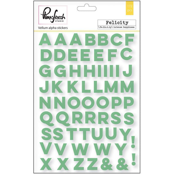 Scrapbooking  Felicity Vellum Alpha Stickers 5