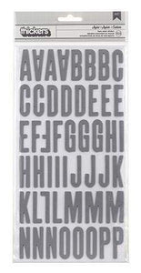 Scrapbooking  Styleboard Charcoal Thickers Alphas