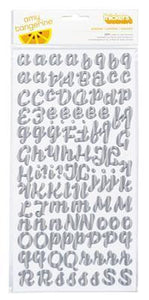 Scrapbooking  Yes Please Thickers Two Tone Foam Sincere Ash Alphas