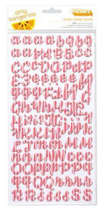 Scrapbooking  Yes Please Thickers Two Tone Sincere Grapefruit Alphas