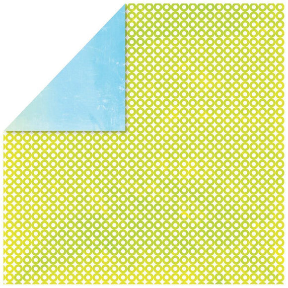 Scrapbooking  Brightside Circles Paper 12x12