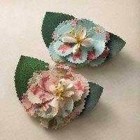 Scrapbooking  Websters Pages Fabric Flowers Country Estate ****Clearance Stock****