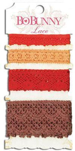 Scrapbooking  Lace Pack Wildberry Embellishments