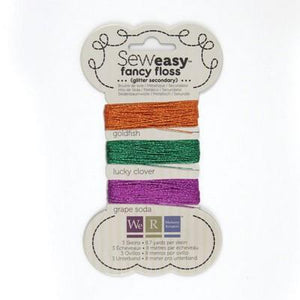 Scrapbooking  Sew Easy Glitter Floss Secondary Embellishments