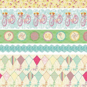 Scrapbooking  Sunday Picnic Fabric Ribbon Embellishments