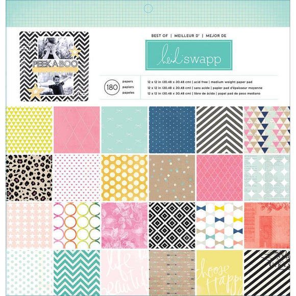 Scrapbooking  Best of Heidi Swapp 12x12 Paper Pad Heidi Swapp