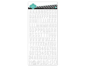 Scrapbooking  Colours Magic Chipboard Alphas V2 Heidi Swapp