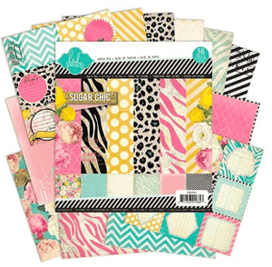 Scrapbooking  Heidi Swapp Sugar Chic Paper Pad, 6'x6" Heidi Swapp