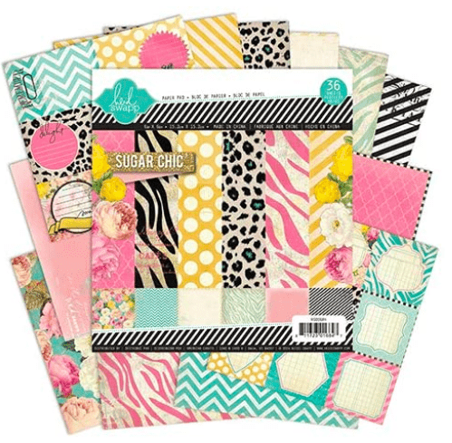 Scrapbooking  Heidi Swapp Sugar Chic Paper Pad, 6'x6