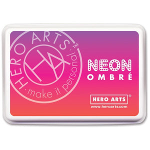 Scrapbooking  Hero Arts Neon Ombre Red to Purple Ink Pad Paper Collections 12x12
