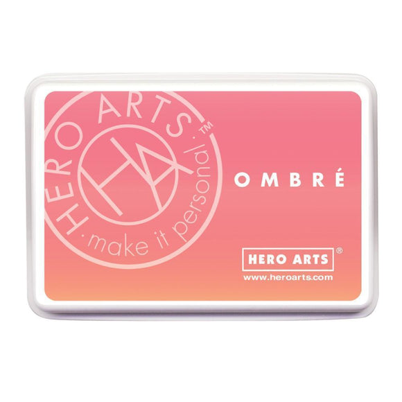 Scrapbooking  Hero Arts Ombre Ink Pad Light to Dark Peach Paper Collections 12x12