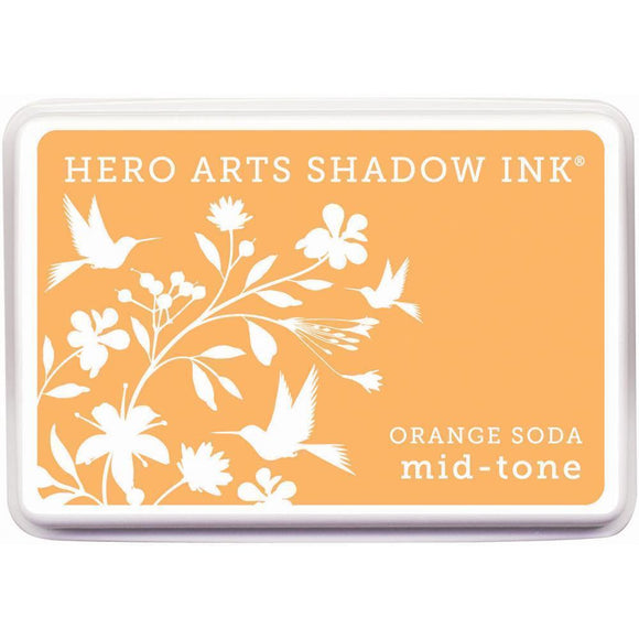 Scrapbooking  Hero Arts Shadow Ink Mid Tone Orange Soda Paper Collections 12x12