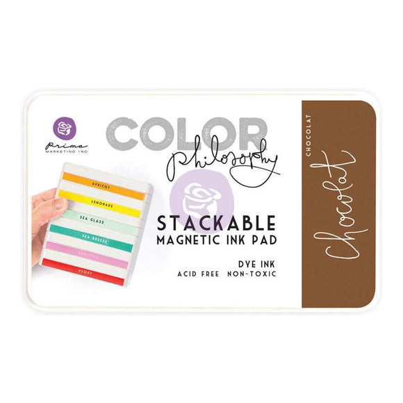 Scrapbooking  Prima Marketing Color Philosophy Dye Ink Pad - Chocolat Paper Collections 12x12
