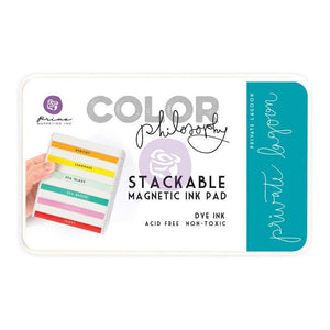 Scrapbooking  Prima Marketing Color Philosophy Dye Ink Pad - Private Lagoon Paper Collections 12x12