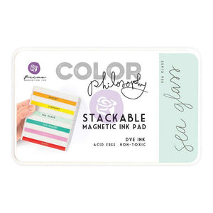 Scrapbooking  Prima Marketing Color Philosophy Dye Ink Pad - Sea Glass Paper Collections 12x12
