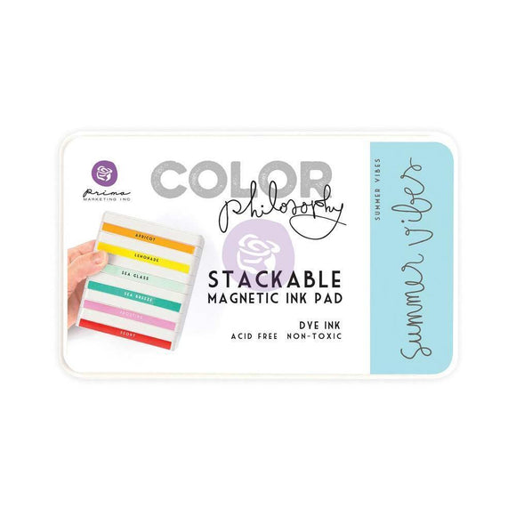 Scrapbooking  Prima Marketing Color Philosophy Dye Ink Pad - Summer Vibes Paper Collections 12x12