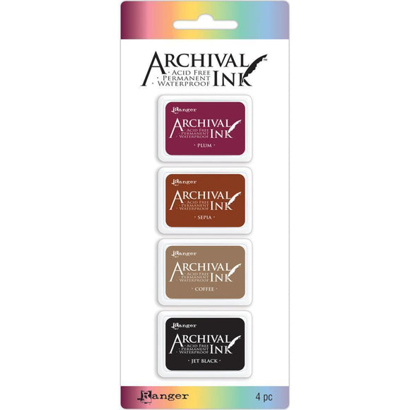 Scrapbooking  Archival Mini Ink Pad Kits Kit 2 Paper Collections 12x12