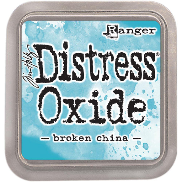 Scrapbooking  Tim Holtz Distress Oxides Ink Pad - Broken China Paper Collections 12x12