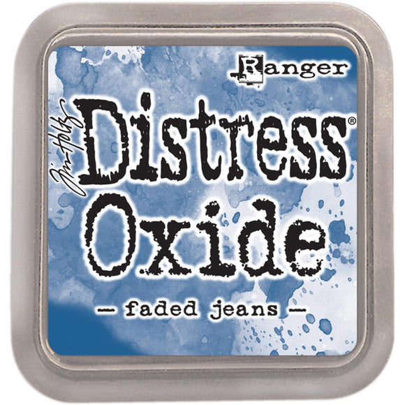 Scrapbooking  Tim Holtz Distress Oxides Ink Pad - Faded Jeans Paper Collections 12x12