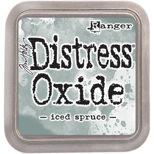 Scrapbooking  Tim Holtz Distress Oxides Ink Pad - Iced Spruce Paper Collections 12x12