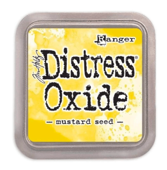 Scrapbooking  Tim Holtz Distress Oxides Ink Pad - Mustard Seed Paper Collections 12x12
