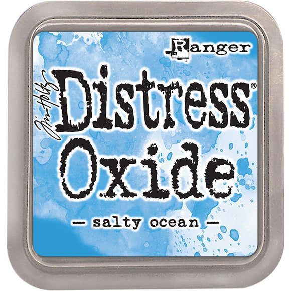 Scrapbooking  Tim Holtz Distress Oxides Ink Pad - Salty Ocean Paper Collections 12x12
