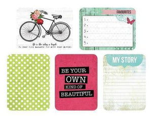 Scrapbooking  Captured Moments Lifes Treasures 3x4 inch Cards Kaisercraft