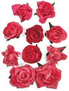Scrapbooking  Kaisercraft Paper Blooms Hot Pink Kaisercraft
